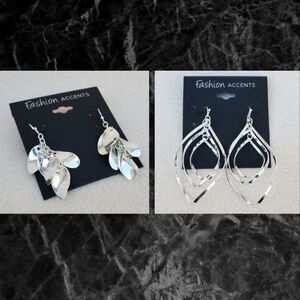 Fashion Accents earrings 2 pairs